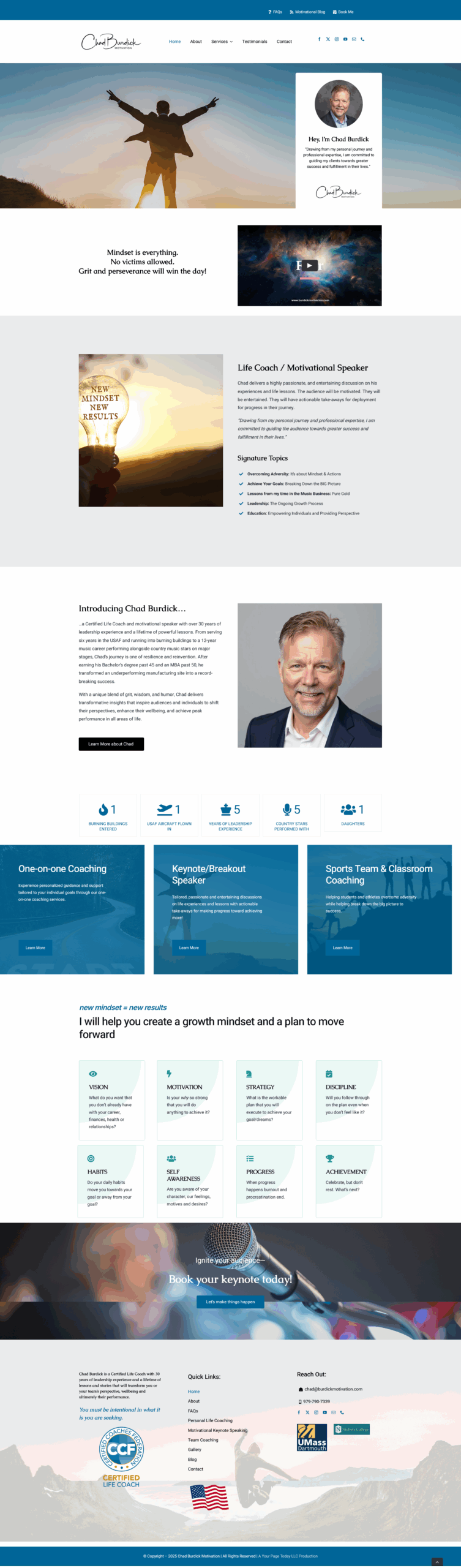 Chad Burdick Motivation